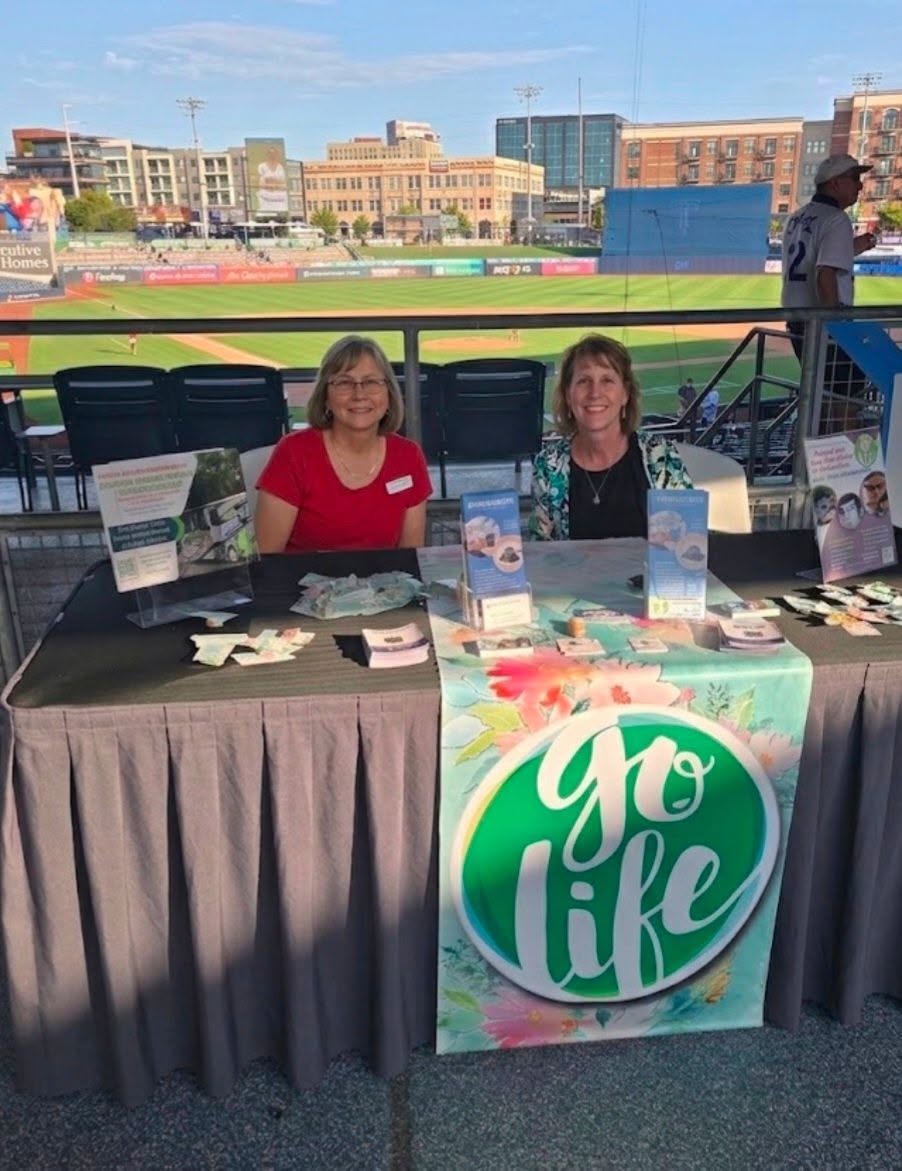 GoLife volunteers supporting women and families in the community